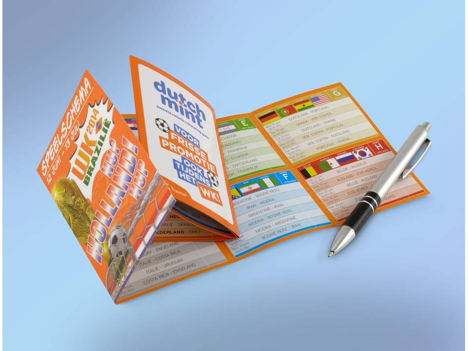 Football world cup flyer with match schedule 1