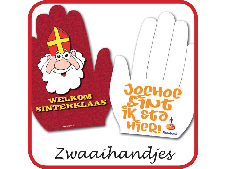 Wave hands for Sinterklaas 1