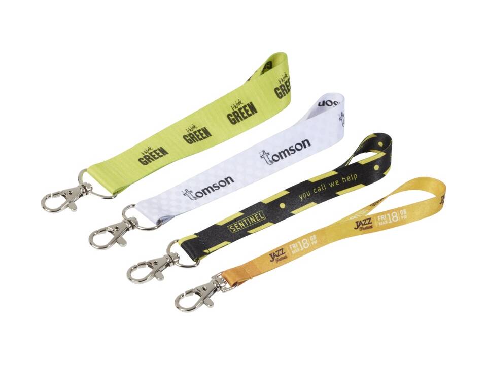 Mini sublimation lanyard both sides