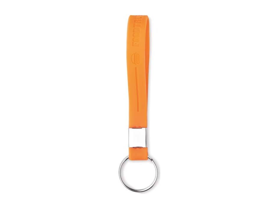 Custom-Made Silicone Keychain with Optional Token – Fully Custom Design 3
