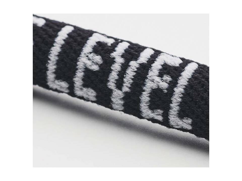 Custom-Made Woven Polyester Lanyard with Metal Clamp – Fully Personalized Design 1