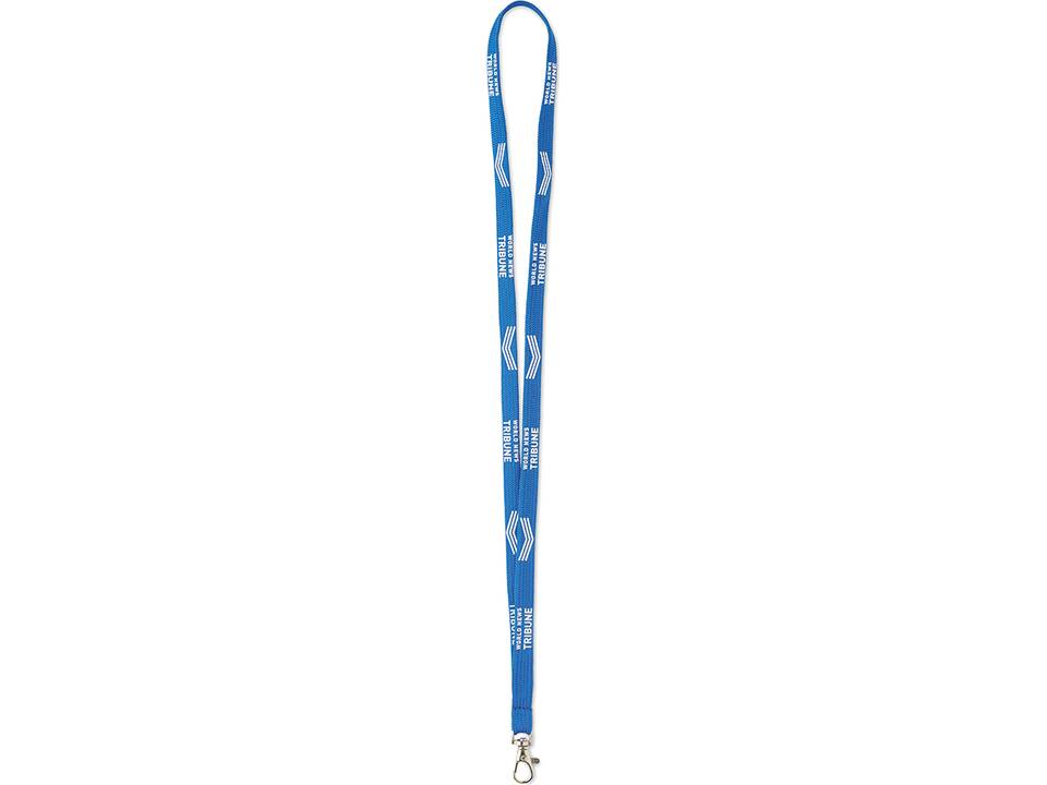 Custom-made round polyester lanyard – fully custom design 2