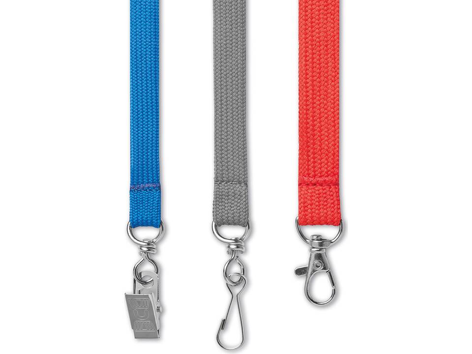 Custom-made round polyester lanyard – fully custom design 3