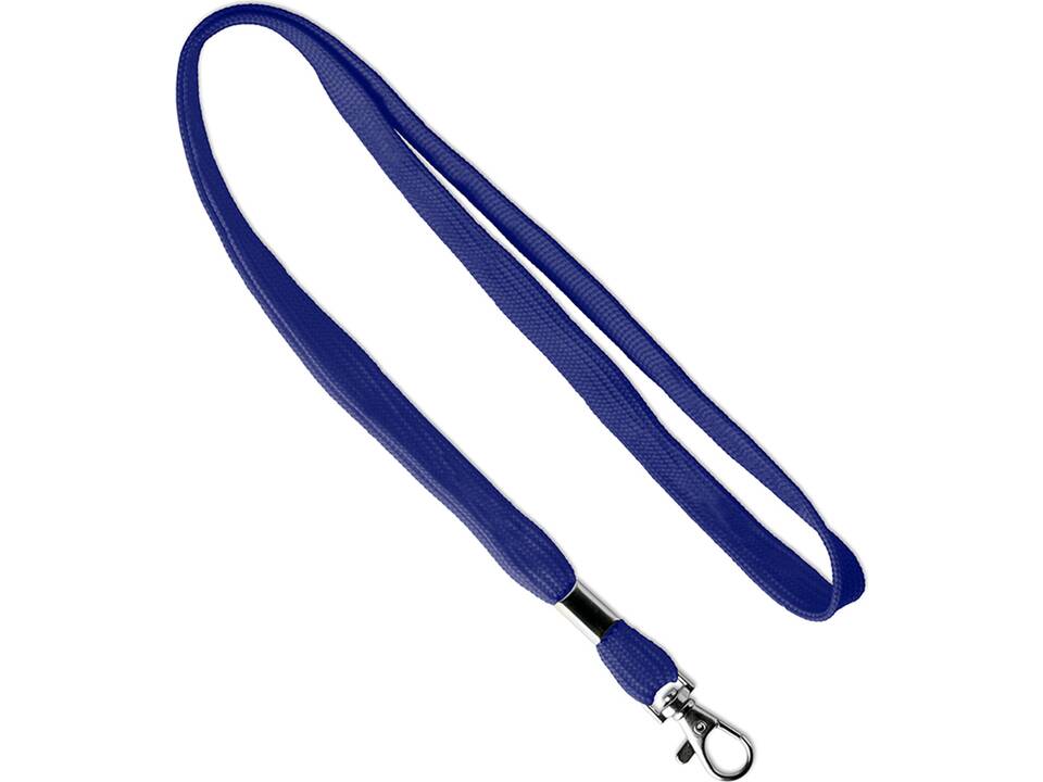 Custom-made round polyester lanyard with metal clamp – fully custom design 3