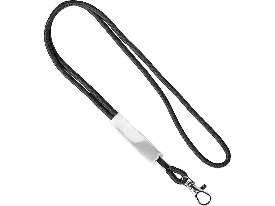 Custom-made polyester lanyard with transparent slider – fully custom design 2