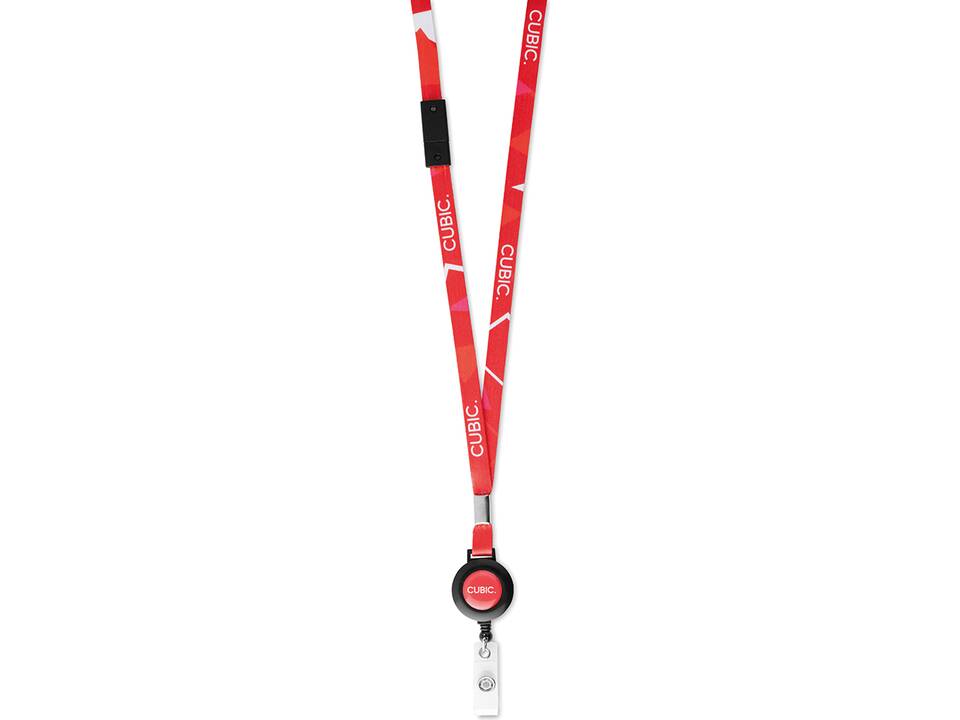 Custom-Made Lanyard for Badge or ID Card – Fully Custom Design 1