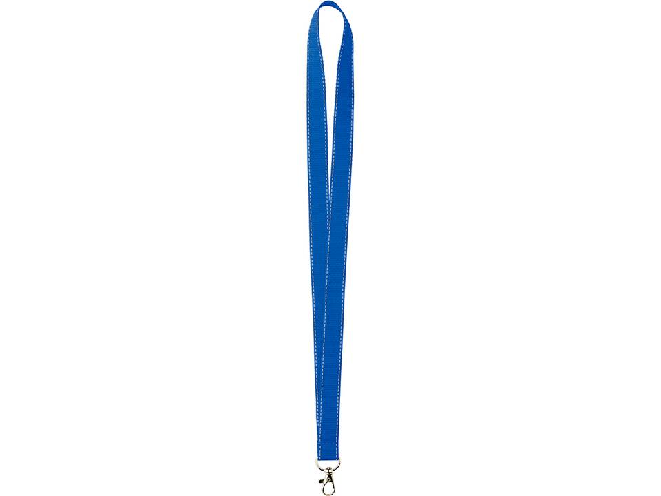 Custom-made polyester lanyard with reflective fibers – fully custom design 3