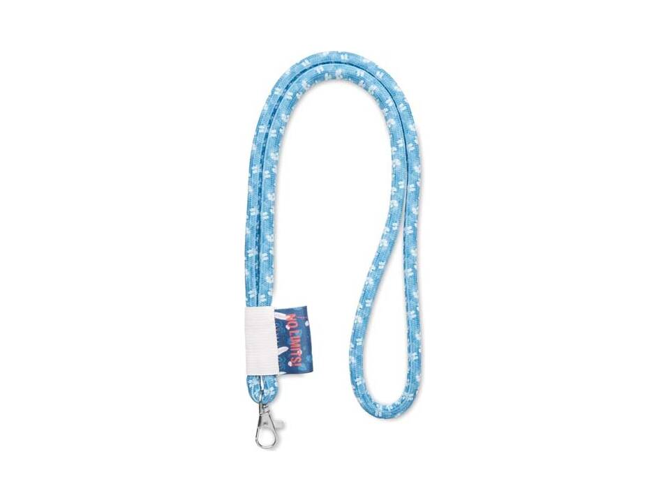 Custom-made polyester sublimation lanyard with full-color printing or woven label – fully personalized design 5