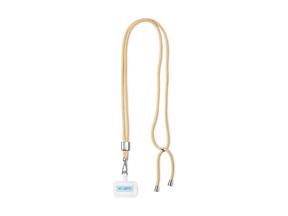 Custom-Made Trendy Duotone Crossbody Phone Holder with Cord made from RPET – Fully Custom Design 4