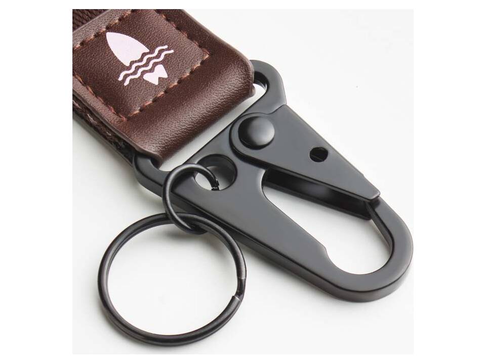Custom-Made Two-Tone Strap with Carabiner and Keyring – Fully Custom Design 5