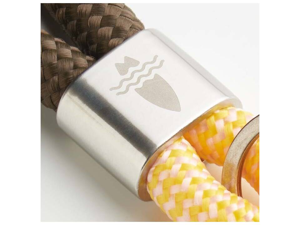 Custom-Made Modern Keychain with Cord – Fully Custom Design 3