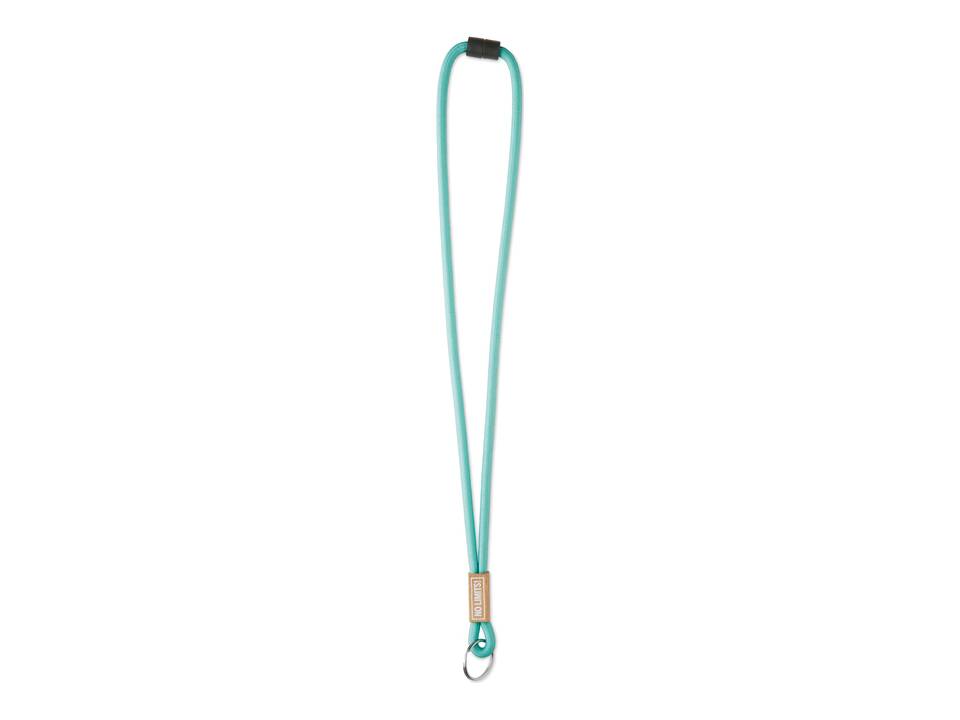 Custom-Made Polyester Lanyard with Bamboo Label – Fully Personalized Design 3