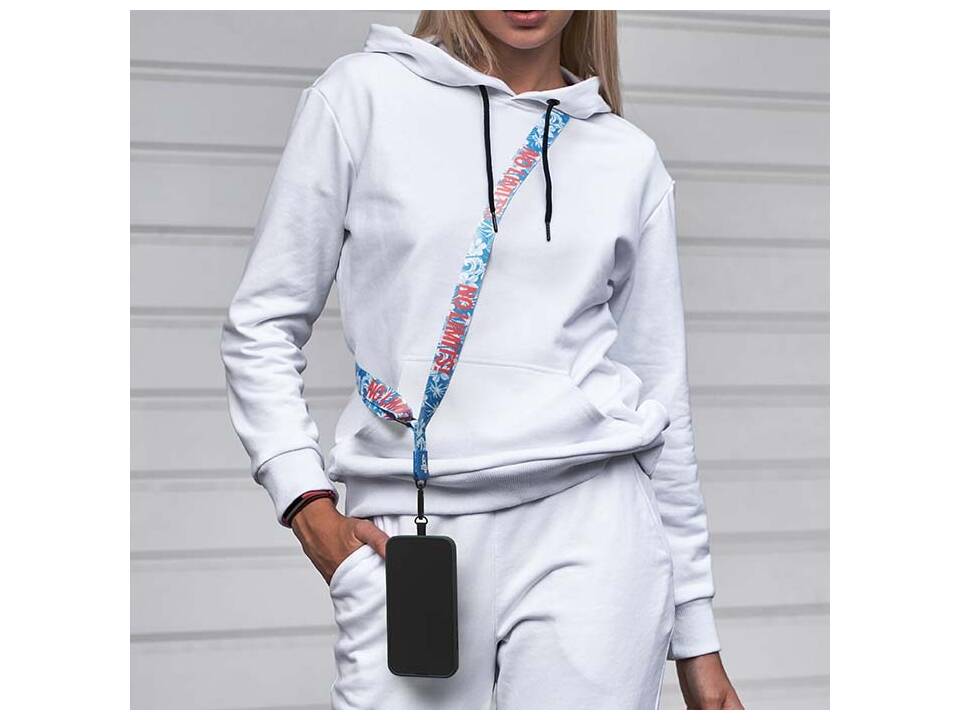 Custom-Made Adjustable Crossbody Phone Holder with Your Design and Sublimated PVC Logo Patch – Fully Customizable 6