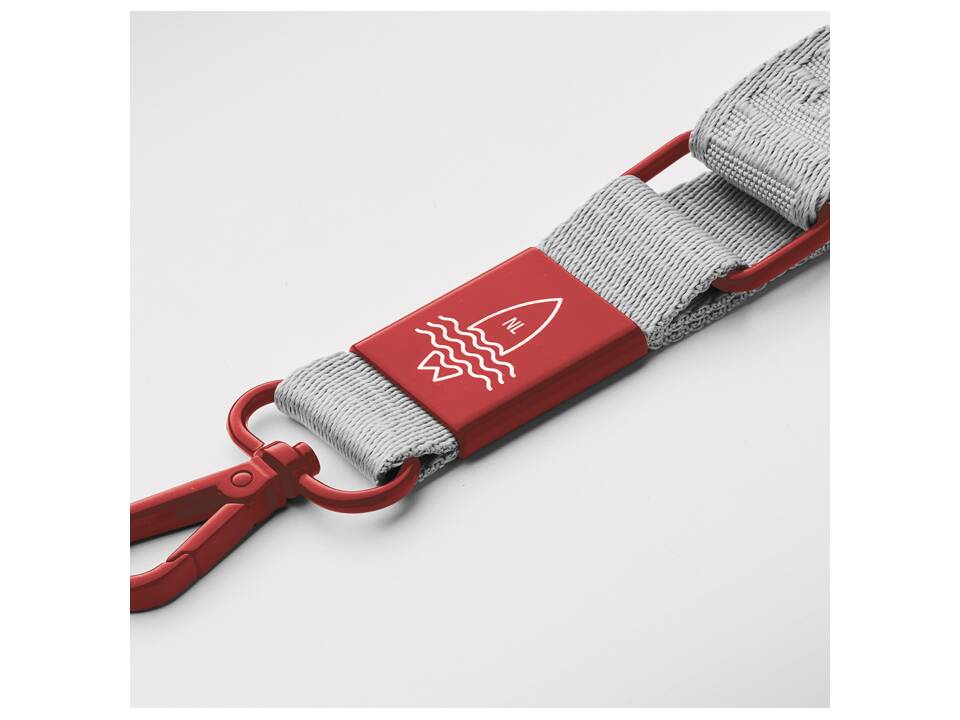 Custom-Made Woven Adjustable Crossbody Phone Holder with Metal Plate for Engraved Logo – Fully Custom Design 8