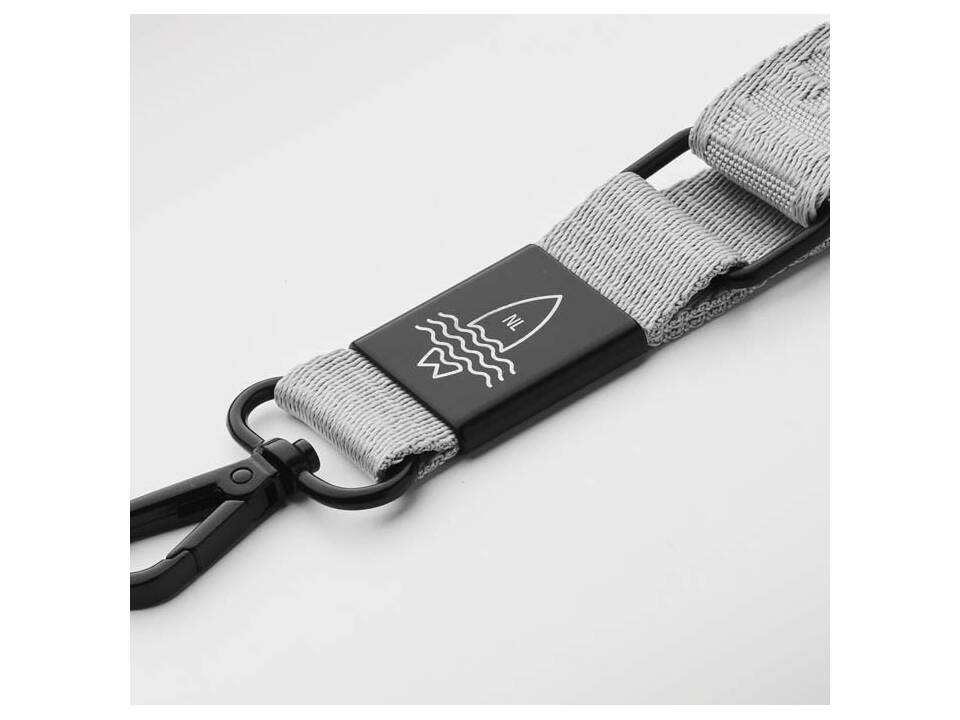 Custom-Made Woven Adjustable Crossbody Phone Holder with Metal Plate for Engraved Logo – Fully Custom Design 7