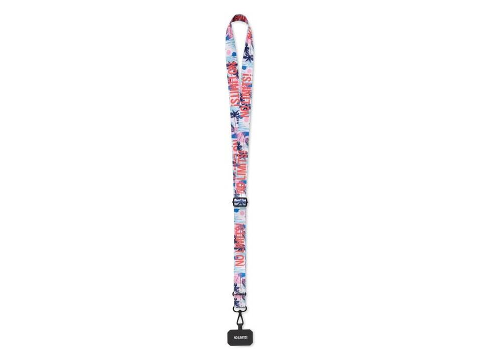 Custom-Made Adjustable Sublimated Crossbody Phone Cord – Fully Custom Design 1