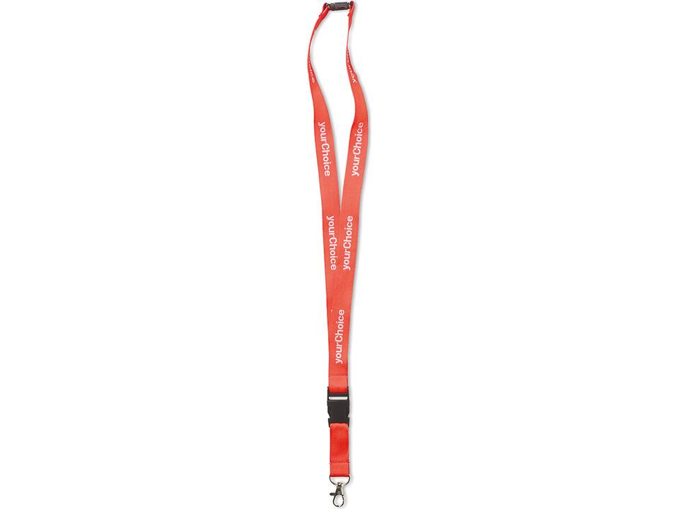Custom-Made Lanyard van geweven polyester – volledig eigen design 2