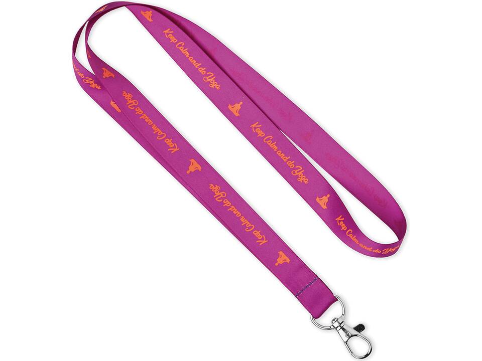 Custom-Made Satin Lanyard with Screen Print – Fully Personalized Design 5