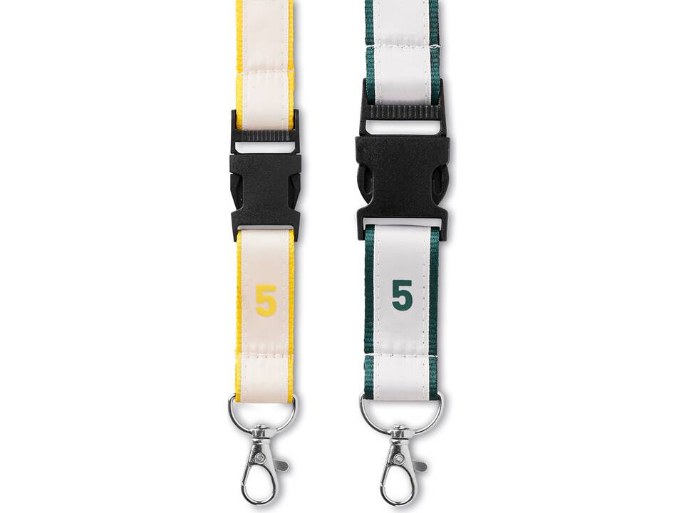 Custom-Made Polyester Lanyard with Satin Layer and Screen Print – Fully Personalized Design 3