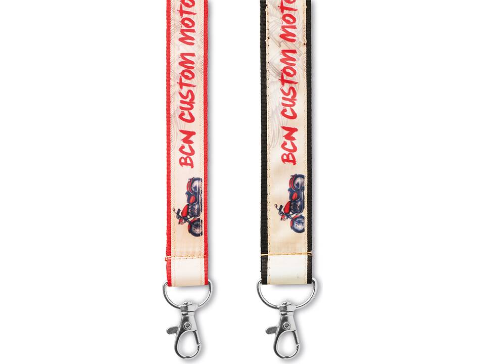 Custom-Made Polyester Lanyard with Satin Layer for Sublimation – Fully Personalized Design 1