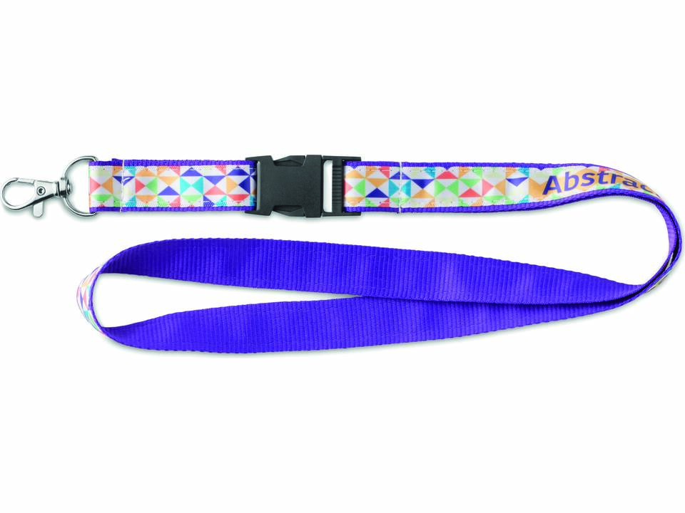 Custom-Made Polyester Lanyard with Satin Layer for Sublimation – Fully Personalized Design 3