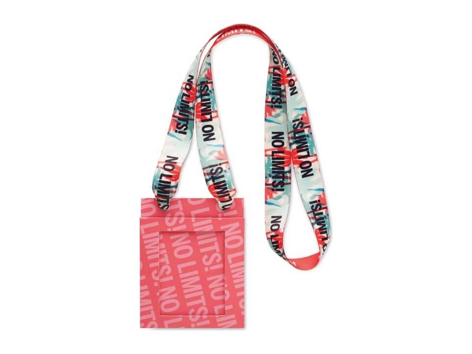 Custom-Made RPET Lanyard with Badge Holder and Patented Hook-Free Design – Fully Custom Design 1