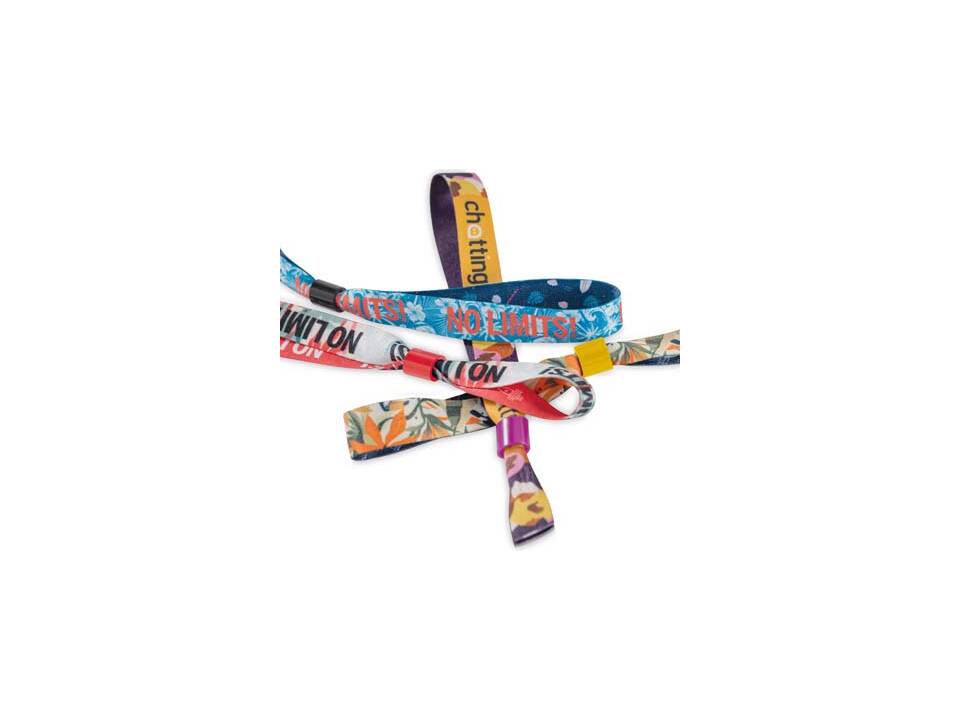 Custom-Made Polyester Wristbands Suitable for Sublimation – Fully Custom Design 5