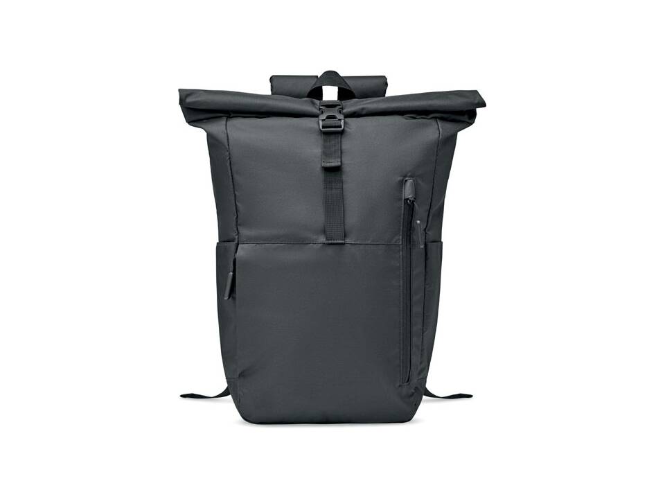 300D RPET rolltop backpack 2