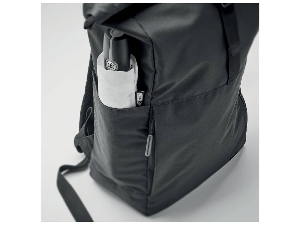 300D RPET rolltop backpack 5