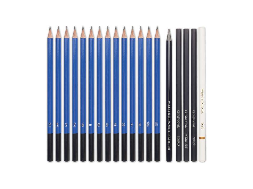 Professional 40-piece art sketching and drawing set 3