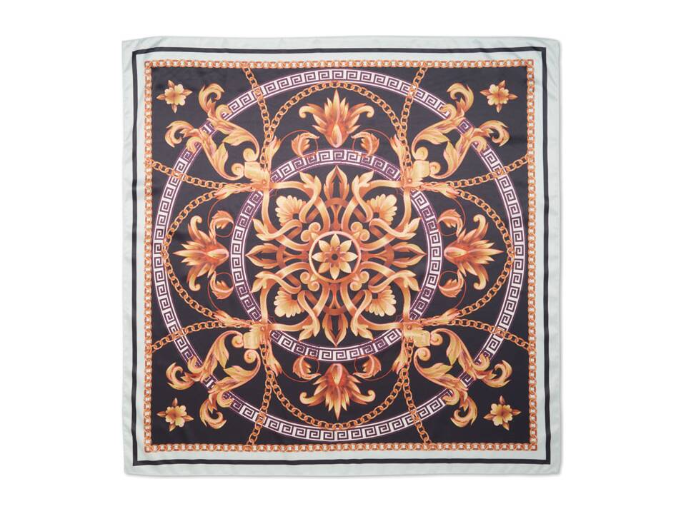 Shawl in recycled satin polyester 3