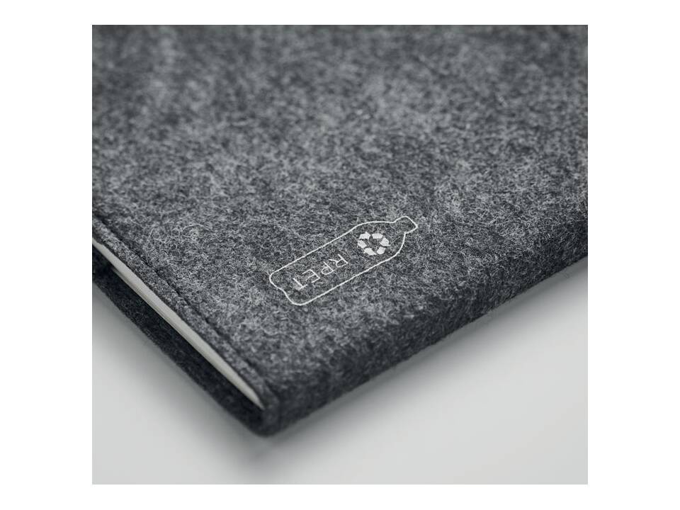 A5 notebook RPET felt 1