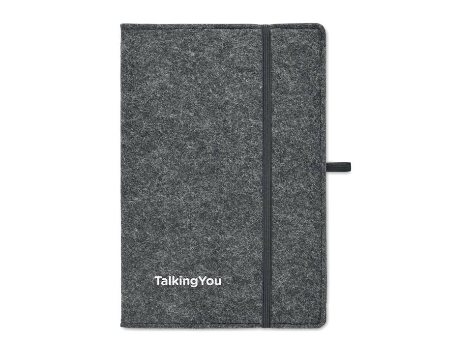 A5 notebook RPET felt 4