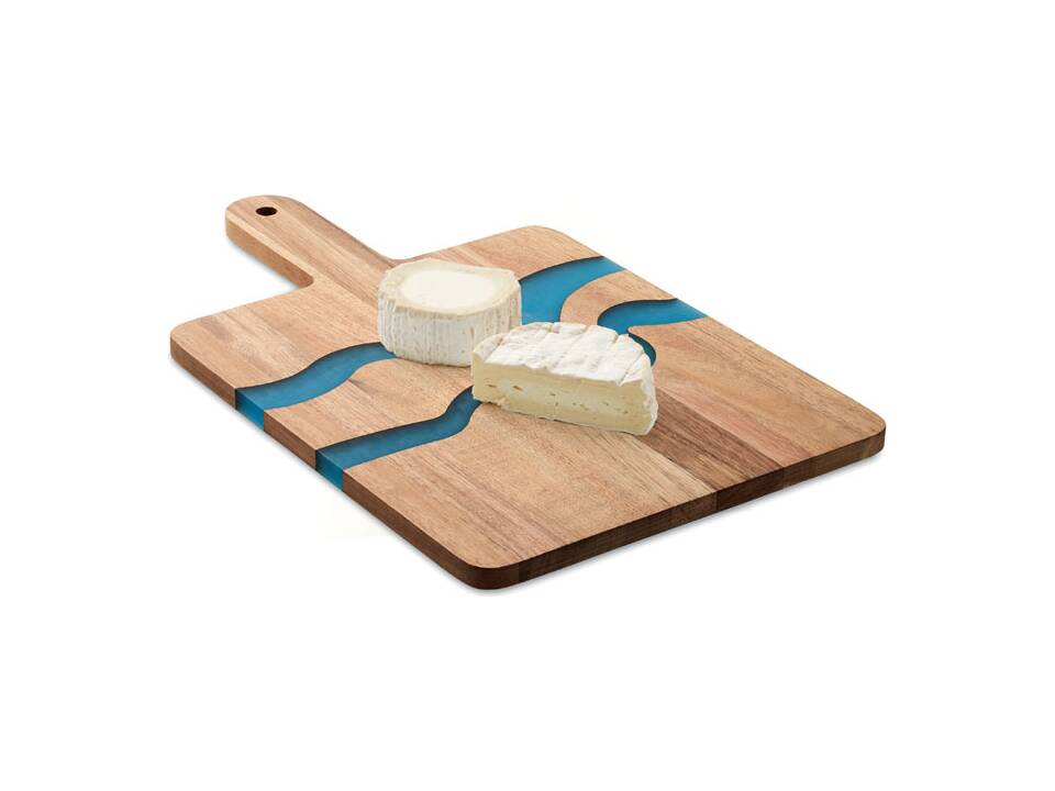 Acacia serving board with epoxy resin detail 4