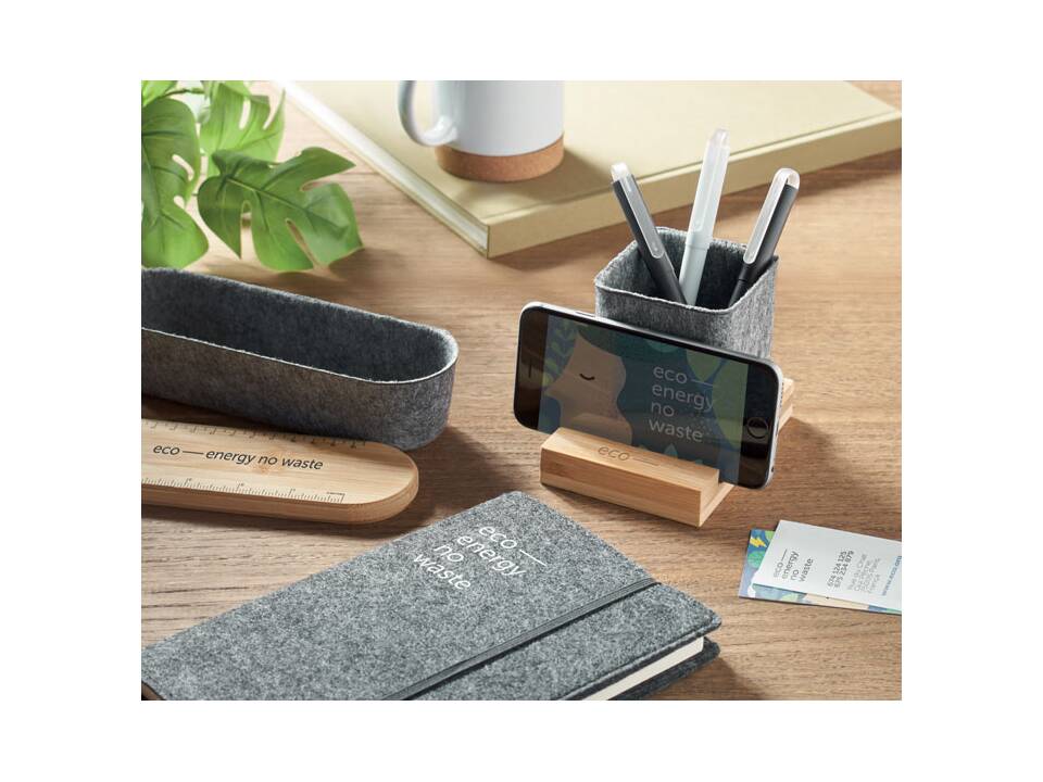 RPET felt pen pot phone stand 5