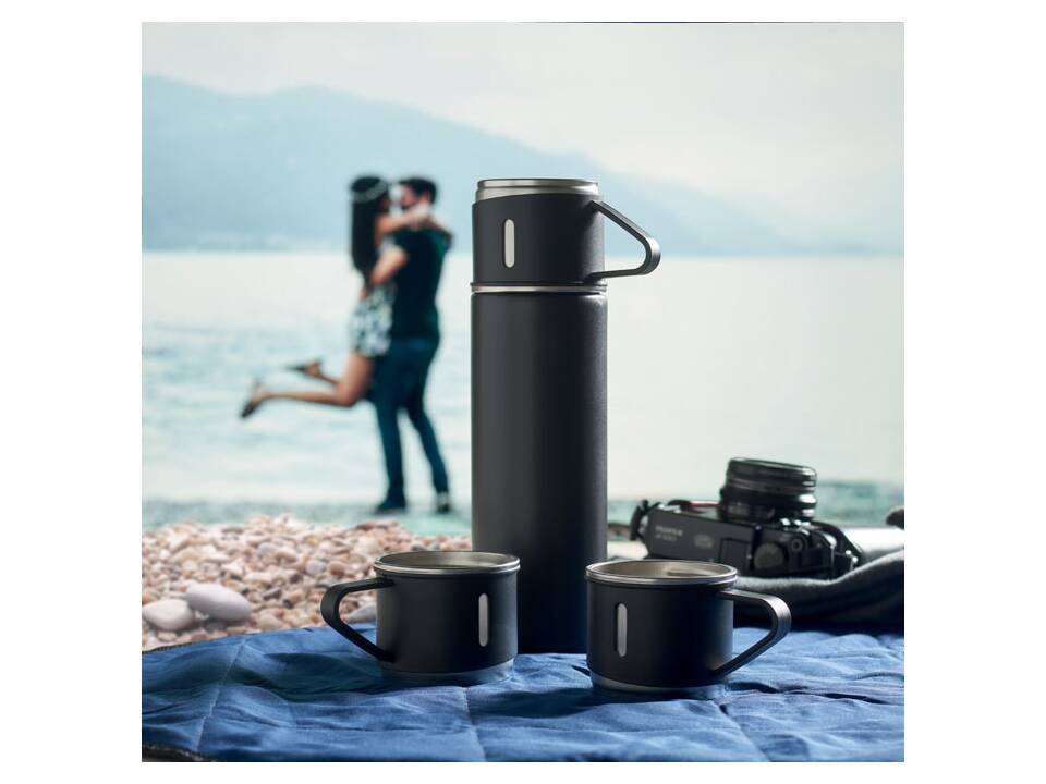 Double wall bottle and cup set 5