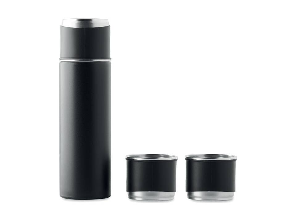 Double wall bottle and cup set 2