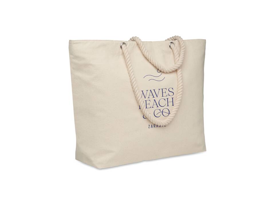 Beach cooler bag in cotton 3