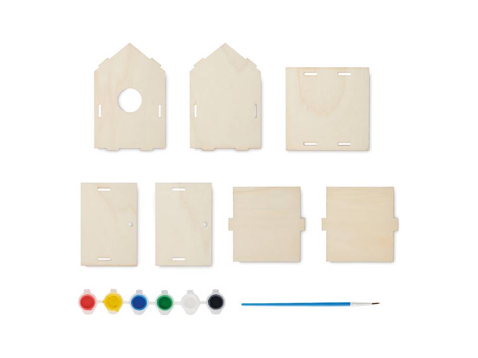 DIY wooden bird house kit 4