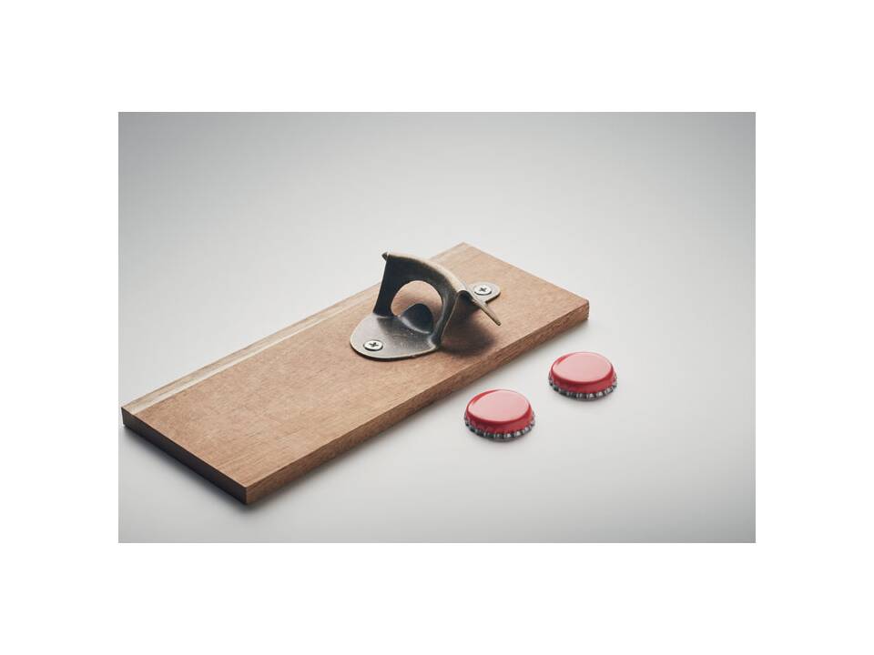 Wall mounted bottle opener 4