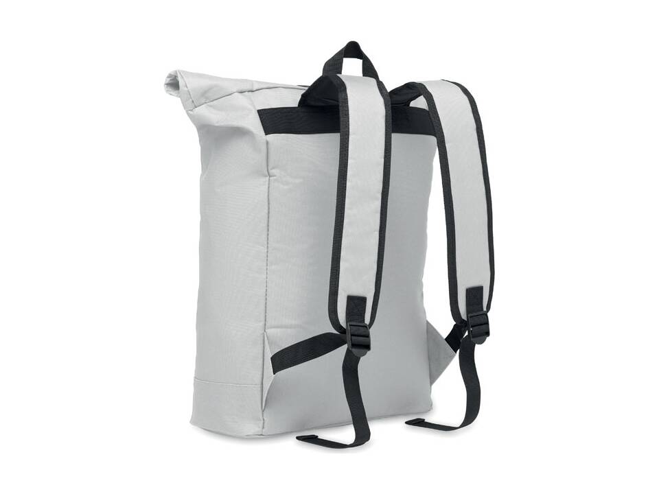600D polyester rolltop backpack 24
