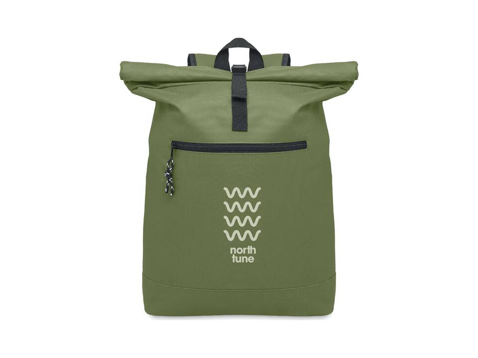 600D polyester rolltop backpack 52