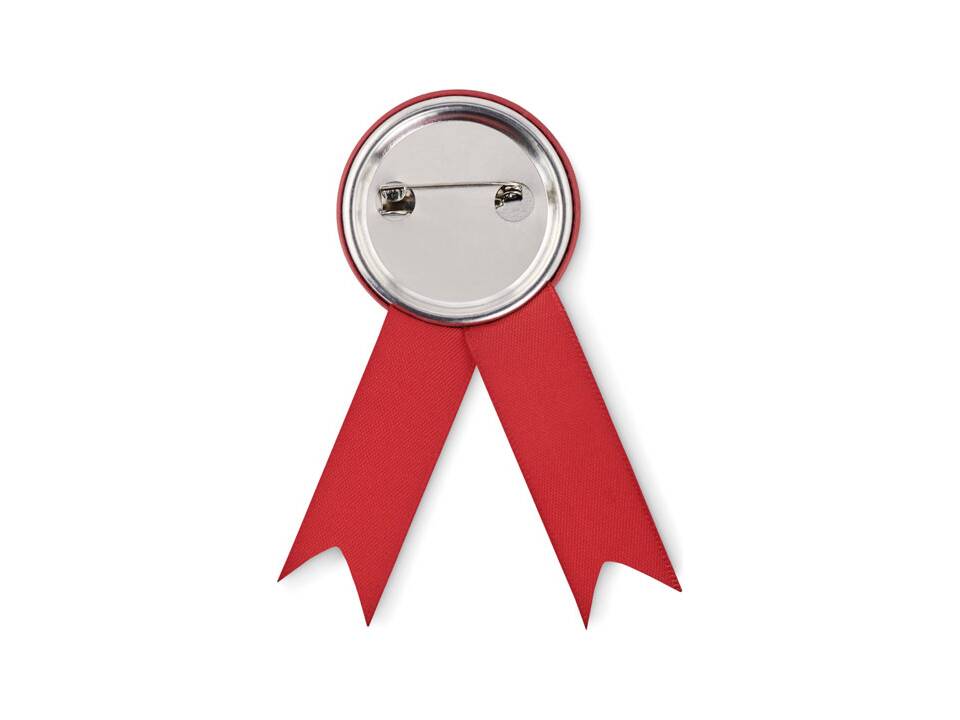 Ribbon style badge pin 3