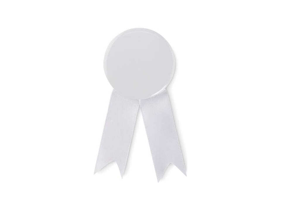 Ribbon style badge pin 5
