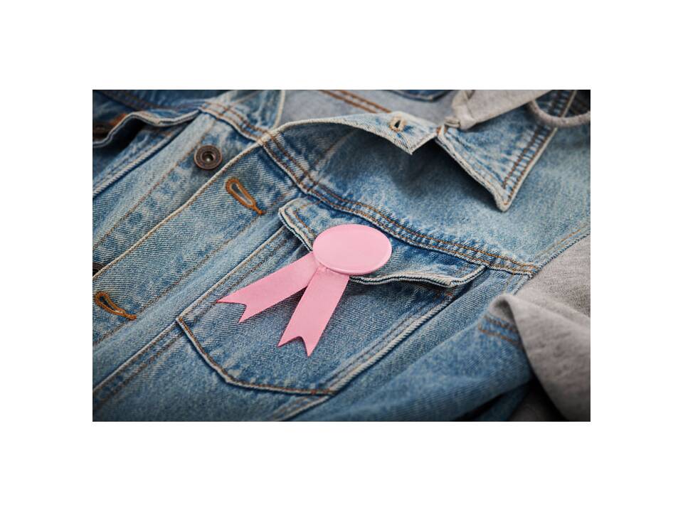 Ribbon style badge pin 15