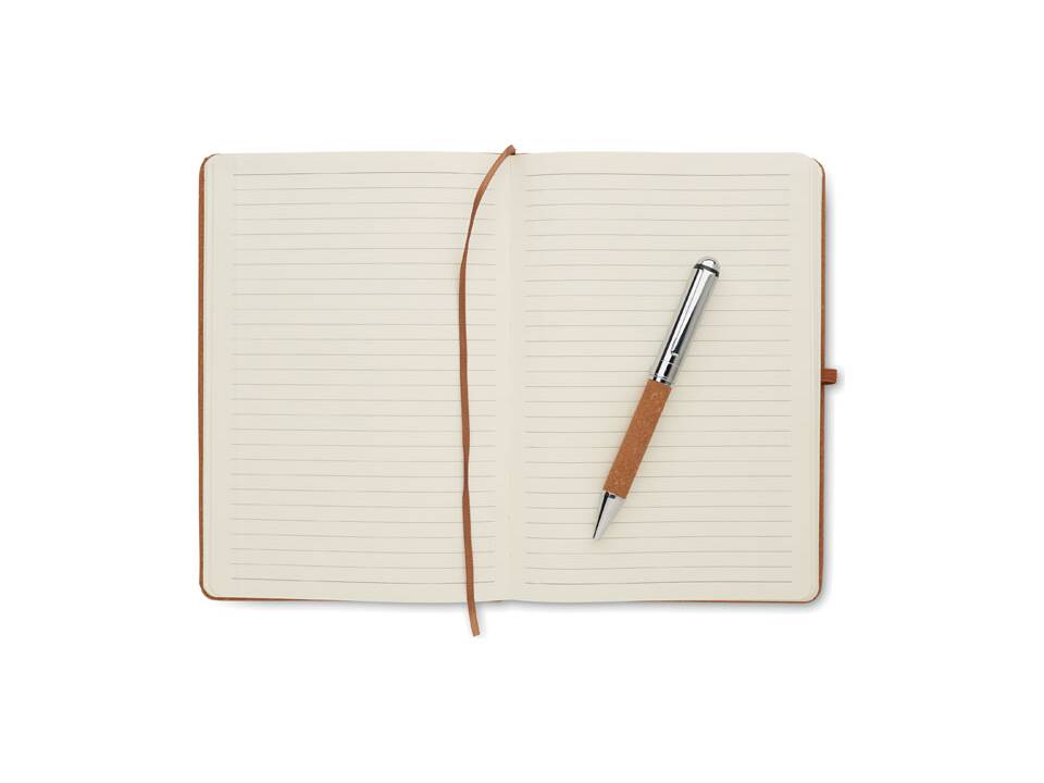Recycled leather notebook set 8
