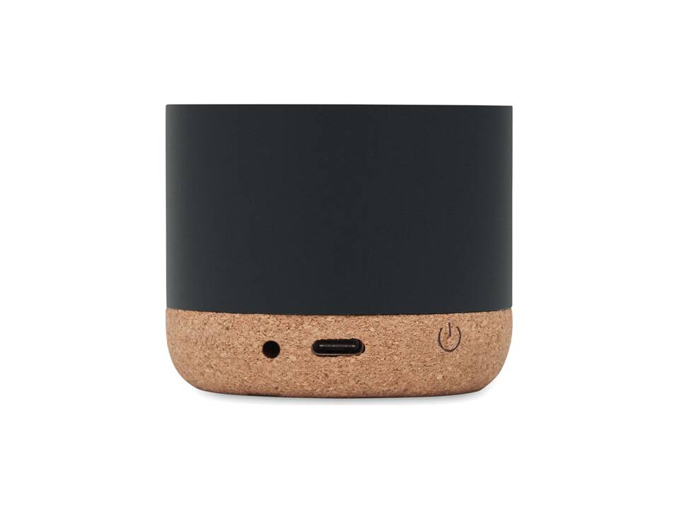 Cork and aluminium speaker 1