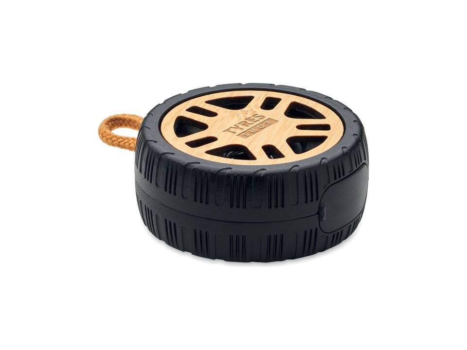 Wireless speaker tire shaped 3