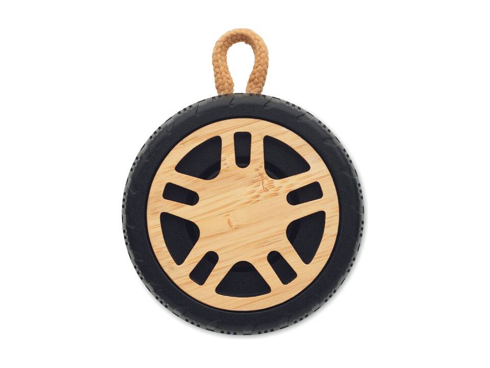 Wireless speaker tire shaped 1