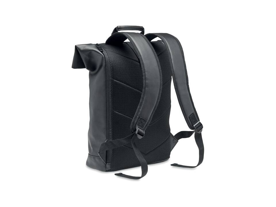 Laptop PU Rolltop backpack 1